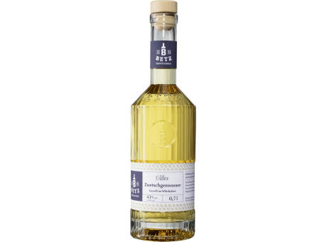 Altes Zwetschgenwasser gereift im Whiskyfass 0,7 l