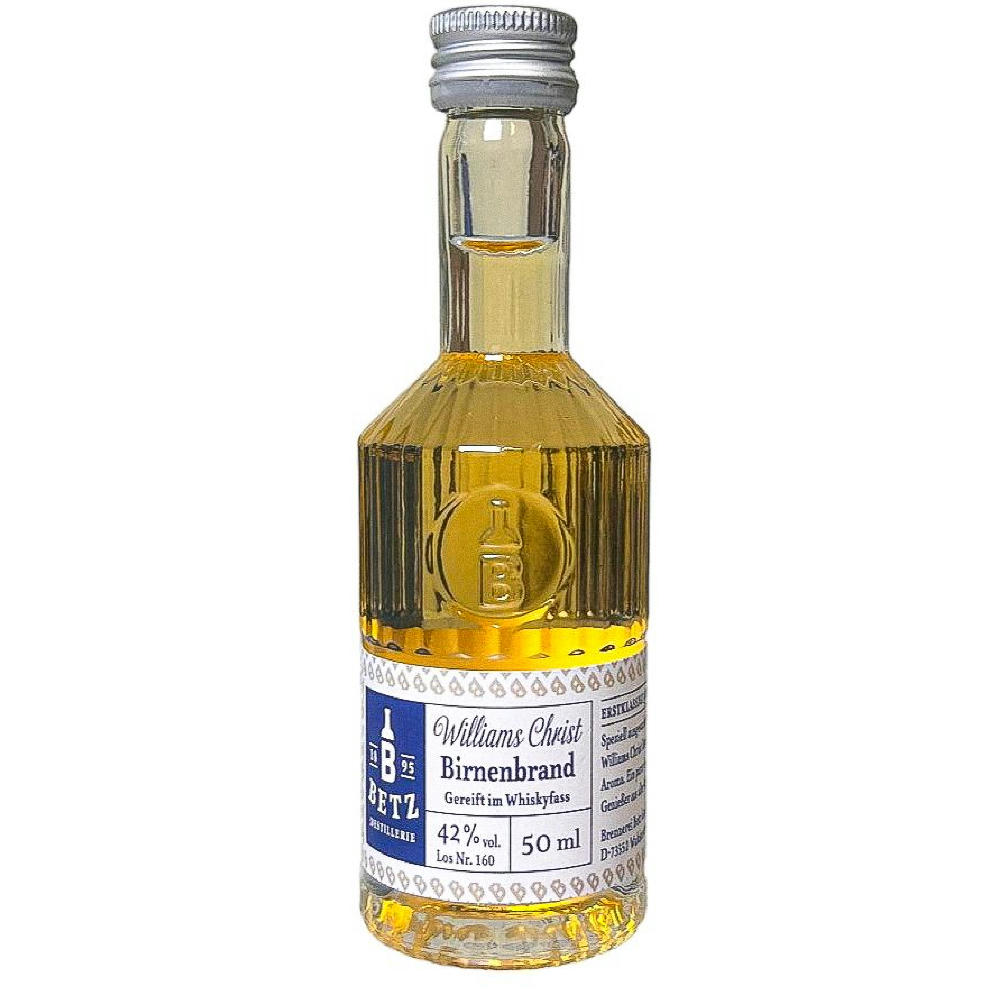 Edler Williams Christ Birnenbrand gereift im Whiskyfass 50 ml