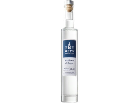 Haselnussschnaps 0,5 l in Flasche Atlantis, 36 % vol.