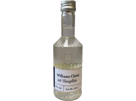 Williams Christ Birne mit Honiglikör 50 ml in Tastingflasche, 37 % vol.
