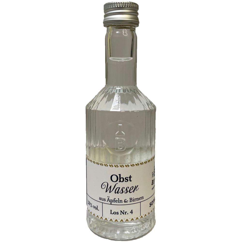 Obstwasser 50 ml in Tastingflasche, 38 % vol.