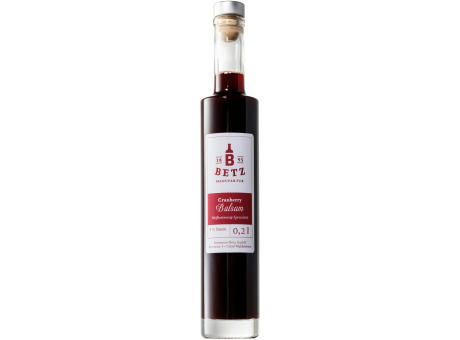 Cranberry Balsam 0,2 l in Flasche Atlantis, 3 % Säure