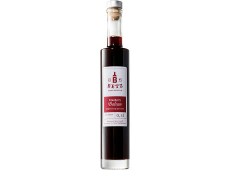 Cranberry Balsam 0,5 l in Flasche Atlantis, 3 % Säure