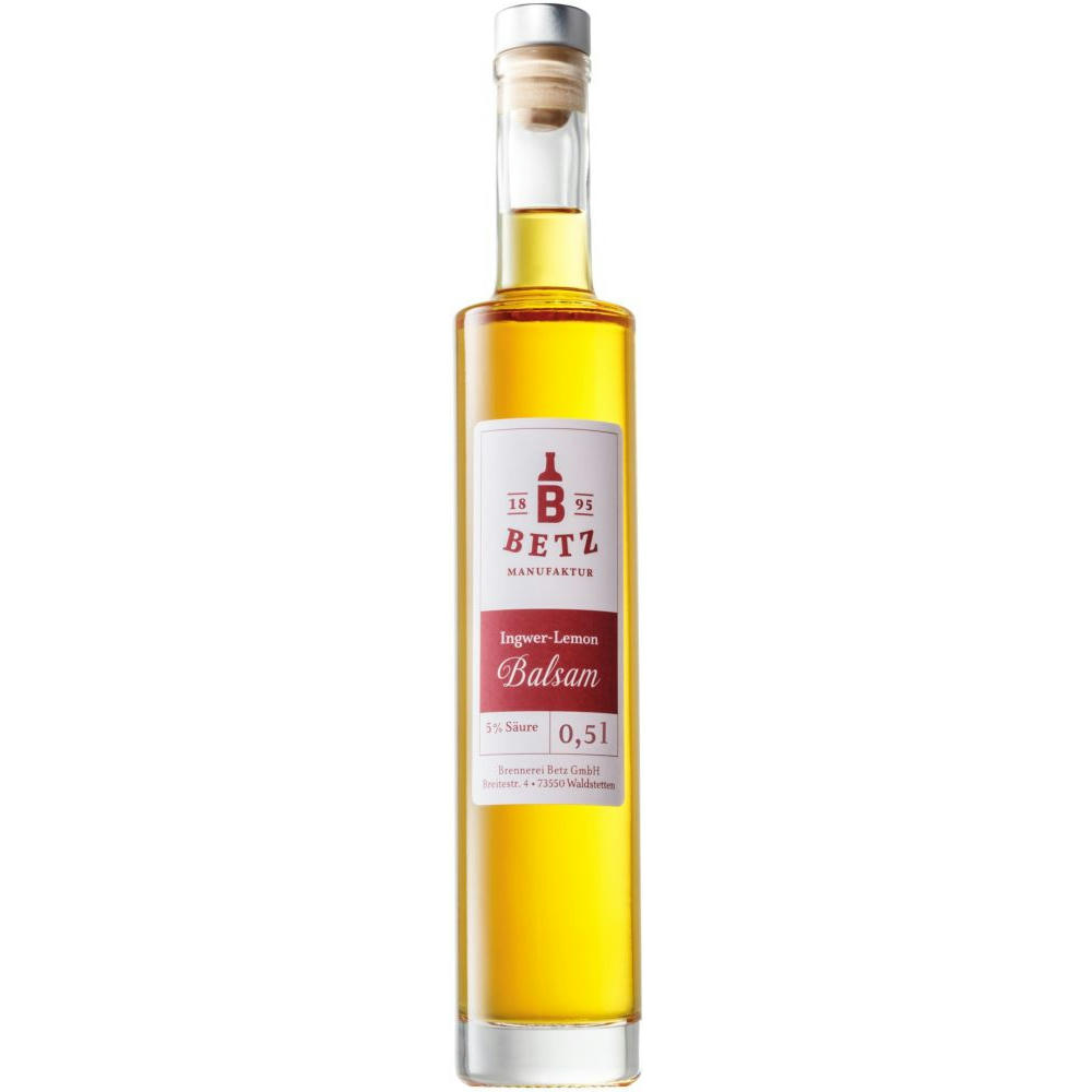 Ingwer-Lemon Balsam 0,5 l in Flasche Atlantis, 5 % Säure