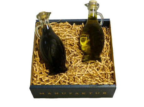 Egizia-Set "Olivenöl und Balsamico" 250 ml, gestrahlt