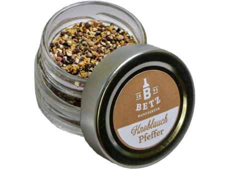 Knoblauchpfeffer im Schraubglas, 30 g