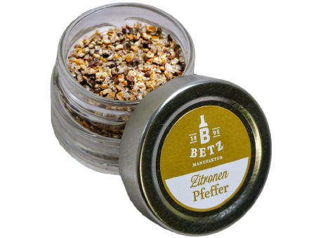 Zitronenpfeffer im Schraubglas, 30 g