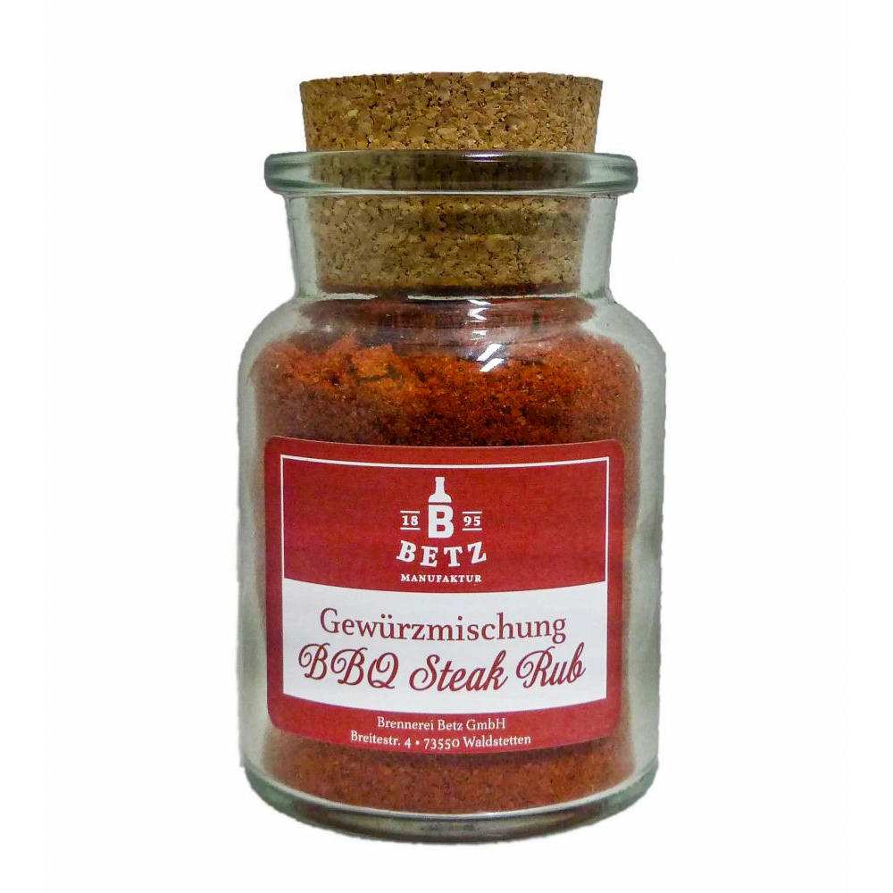 BBQ Steak Rub im Korkenglas, 100 g
