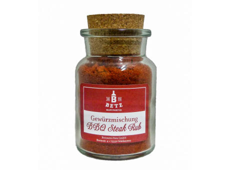 BBQ Steak Rub im Korkenglas, 100 g