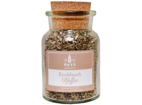 Knoblauchpfeffer im Korkenglas, 85 g