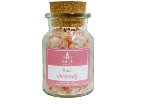 Rosa Steinsalz im Korkenglas, 170 g