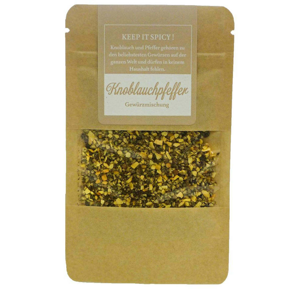 Knoblauchpfeffer in Mailingtüte, 10 g