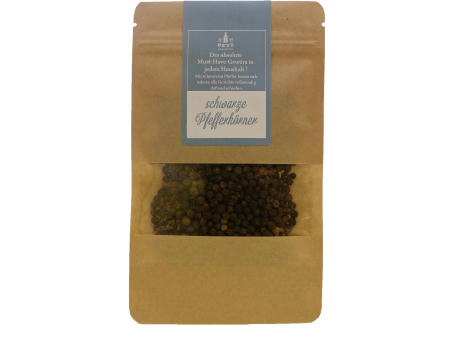 Schwarzer Pfeffer ganz in Mailingtüte, 20 g