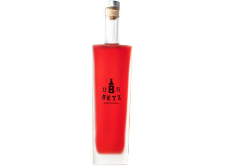 Roter Weinbergpfirsich-Likör 0,5 l in Flasche Mauritius, 25 % vol.