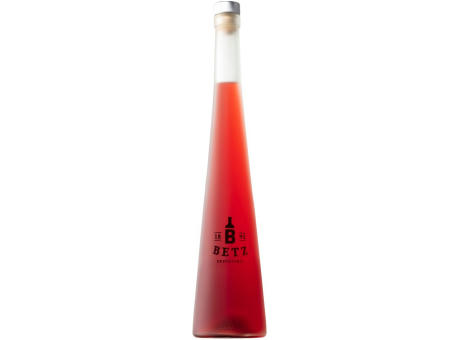 Roter Weinbergpfirsich-Likör 0,2 l in Flasche Cosmos, 25 % vol., gestrahlt