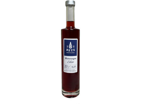 Blutorangenlikör 0,5 l in Flasche Atlantis, 20 % vol.