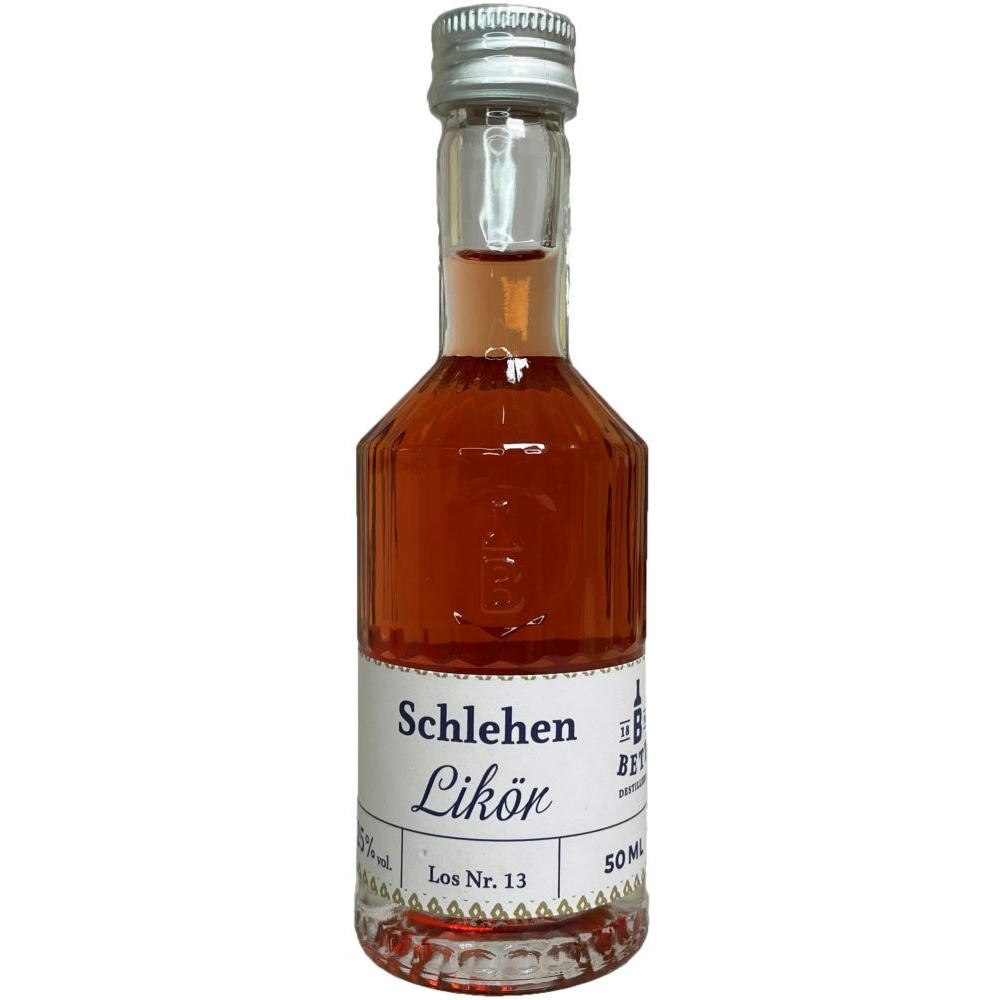 Schlehenlikör 50 ml in Tastingflasche, 25 % vol.