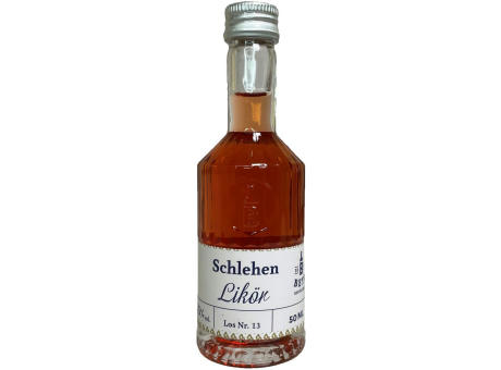 Schlehenlikör 50 ml in Tastingflasche, 25 % vol.