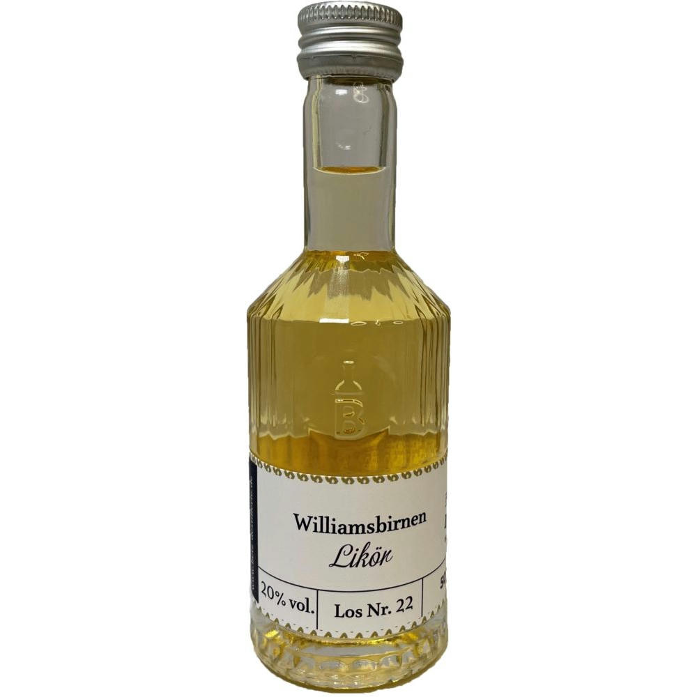 Williams Birnen Likör 50 ml in Tastingflasche, 20 % vol.