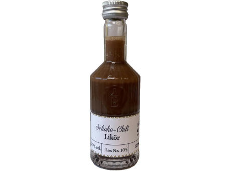 Schoko-Chili-Likör 50 ml in Tastingflasche, 20 % vol.