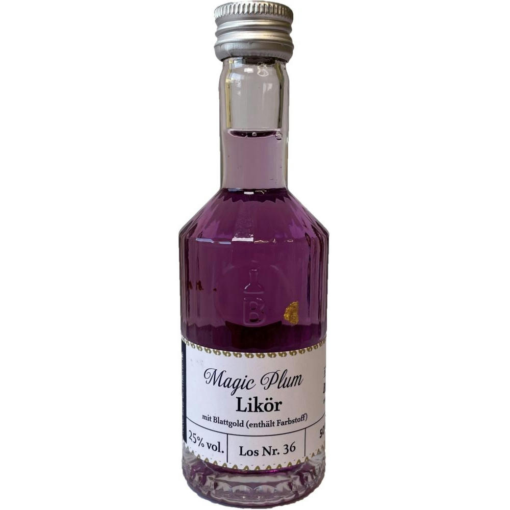 Magic-Plum-Likör 50 ml in Tastingflasche, 25 % vol.