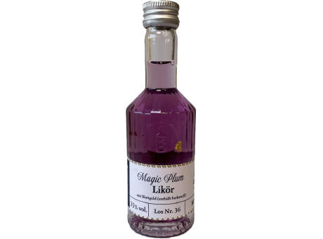 Magic-Plum-Likör 50 ml in Tastingflasche, 25 % vol.