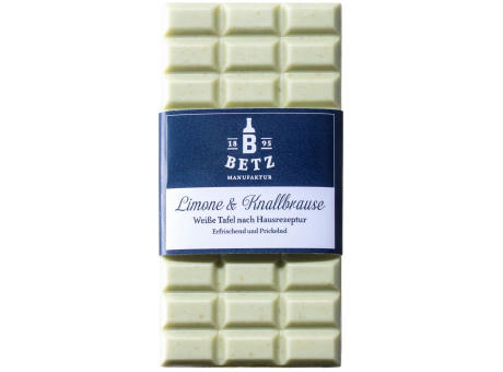 Schokolade "Limone &  Brause" 100 g, handgeschöpft