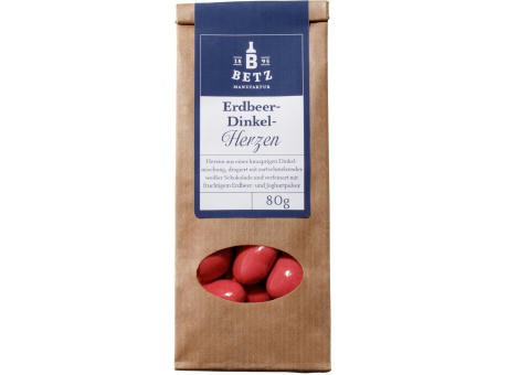 Erdbeer-Dinkel-Herzen, 80 g
