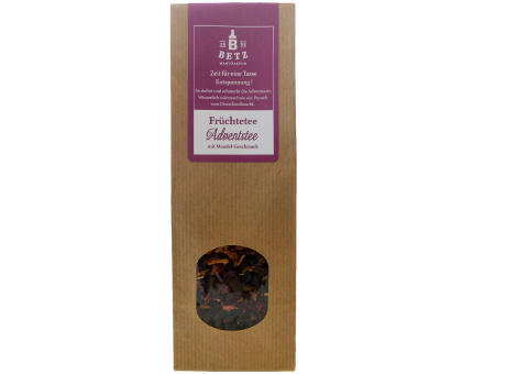 Früchtetee "Adventstee", 100 g in Präsentkartonage