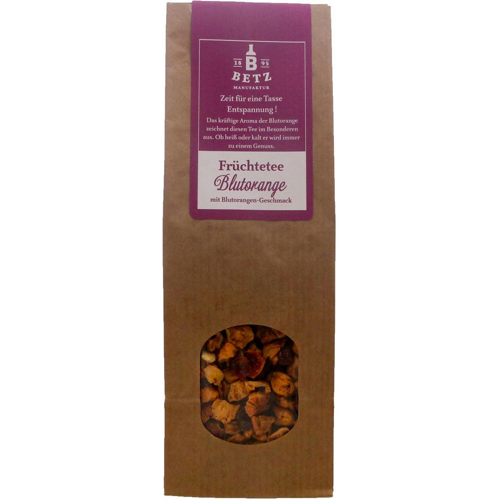 Früchtetee "Blutorange", 100 g in Präsentkartonage