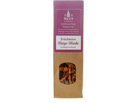 Früchtetee "Mango Mambo", 50 g in Präsentkartonage
