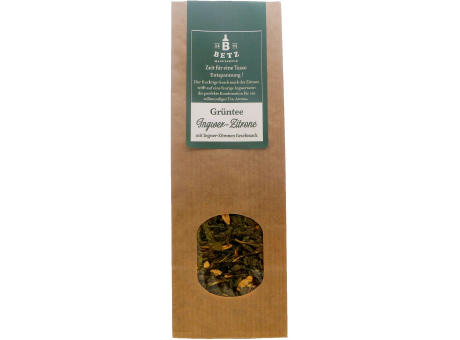 Grüntee "Ingwer-Zitrone", 65 g in Präsentkartonage