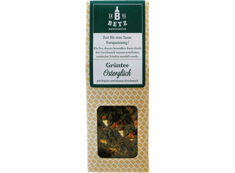 Grüntee "Osterglück", 35 g in Präsentkartonage