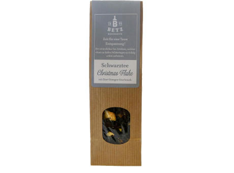 Schwarzer Tee "Christmas Flake",50 g in Präsentkartonage