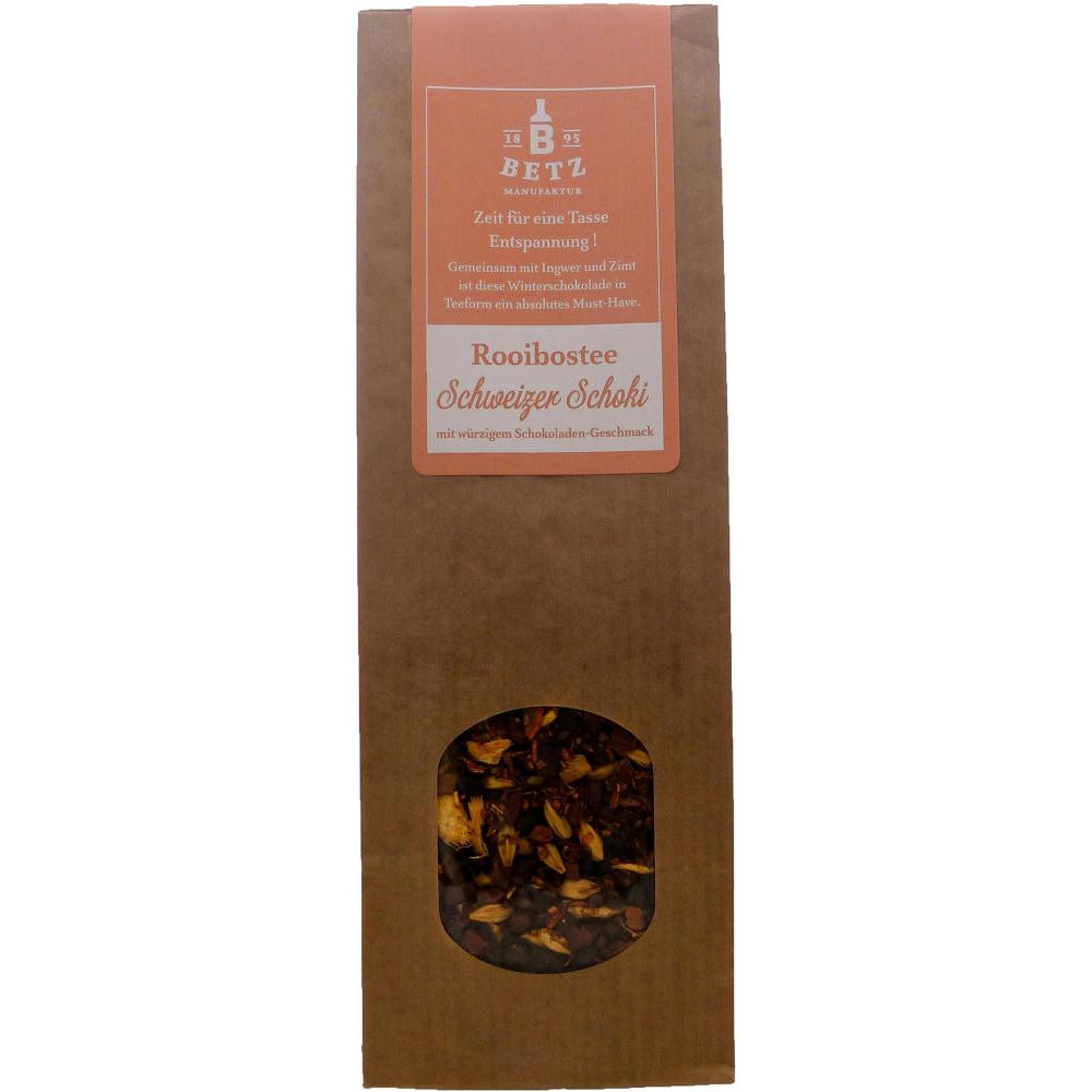Rooibostee "Schweizer Schoki", 100 g in Präsentkartonage