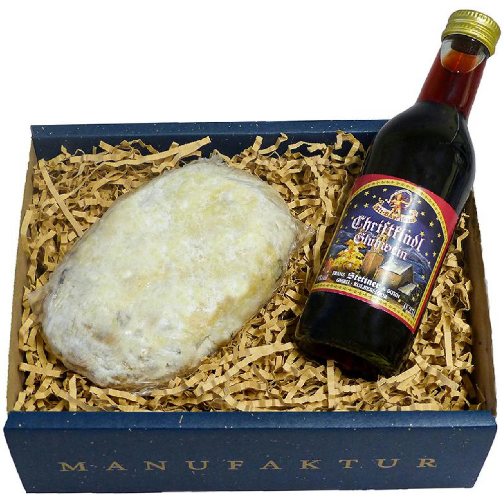 Weihnachts-Set Glühwein und Stollen