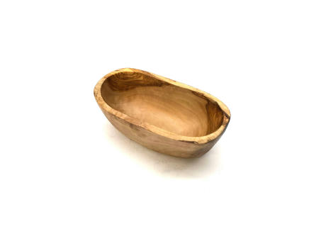 Tapas Schale, tief und oval 14 – 16 cm aus Olivenholz
