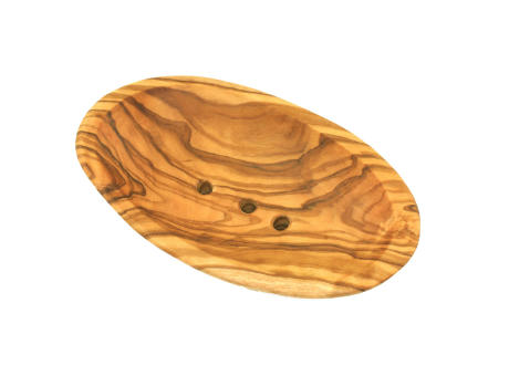 Seifenschale aus Olivenholz 9 cm (Mini)
