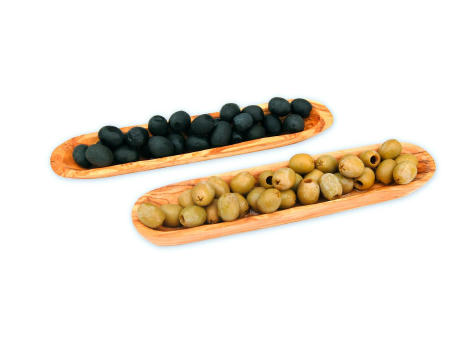 Olivenschiffchen (L25 cm) aus Olivenholz