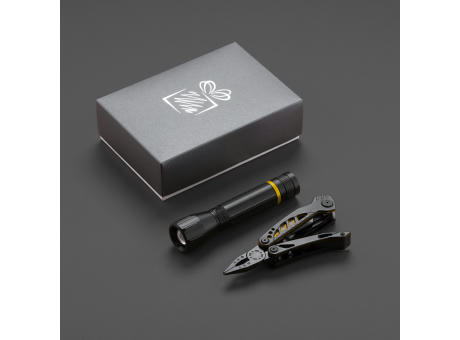 OPTIMA SET I-B: MULTITOOL UND MITTELGROßE TASCHENLAMPE