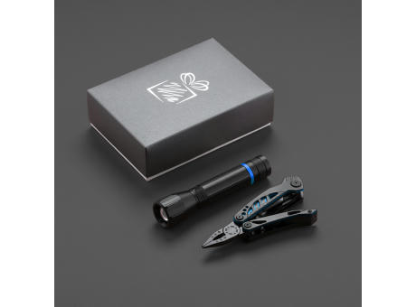 OPTIMA SET I-B: MULTITOOL UND MITTELGROßE TASCHENLAMPE