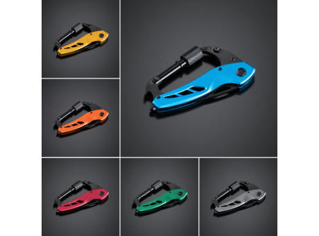 OPTIMA MULTIFUNKTIONSWERKZEUG MITKARABINER