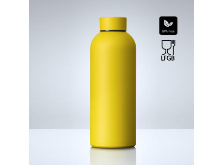 AKTIV-SET: THERMO-WASSERFLASCHE UND AUTOMATISCHER REGENSCHIRM