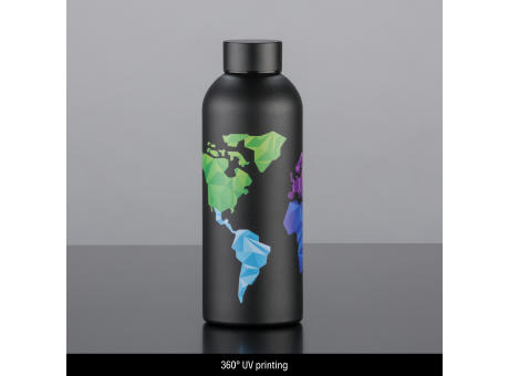 AKTIV-SET: THERMO-WASSERFLASCHE UND AUTOMATISCHER REGENSCHIRM