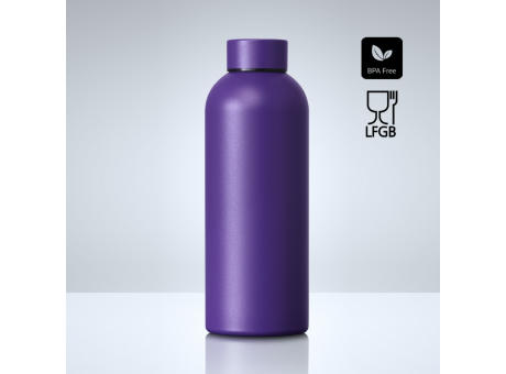 AKTIV-SET: THERMO-WASSERFLASCHE UND AUTOMATISCHER REGENSCHIRM