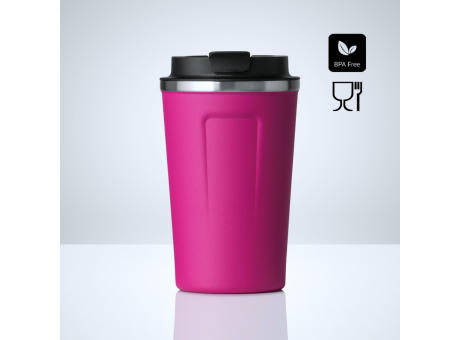 Traveller Set: Nordic-Thermobecher 350 ml & vollautomatischer Schirm