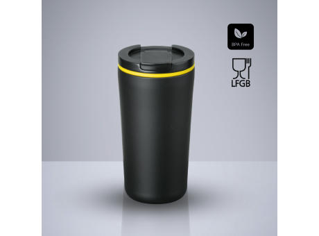 Travel Set: Thermobecher 370 ml & Automatikschirm