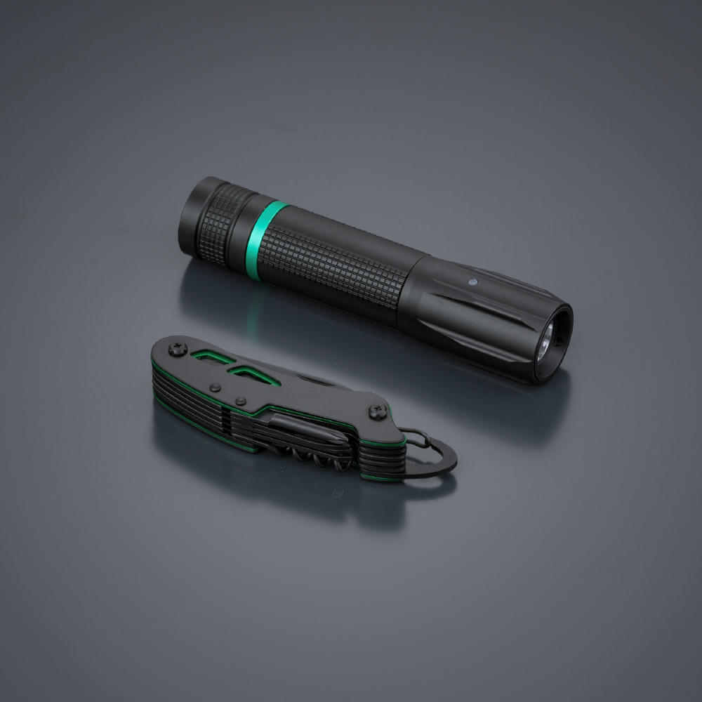 Optima Small Set: Taschenmesser & Taschenlampe