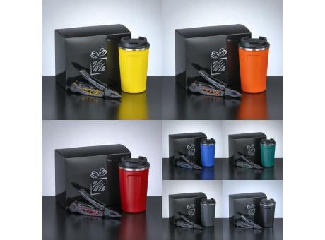 Travel Set II: nordic kaffeebecher 350 ml & optima titanium multitool