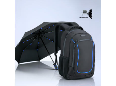 Dynamic set: business-rucksack 15” und automatischer regenschirm